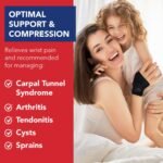 Doctor Developed Wrist Supports - For carpal tunnel, wrist injuries, arthritis, hand support - Wrist brace and Wrist Strap with Handbook (Single) - Image 5