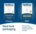 Optibac Probiotics Every Day MAX - Premium Vegan Digestive Probiotic Supplement with 75 Billion Bacterial Cultures - Most Researched Lactobacillus Acidophilus - 30 Capsules - Image 6