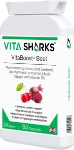 VitaBoost+ Beet Complete: 60 Vegan Capsules | Immune Support Blend with Montmorency Cherry, Beetroot, Turmeric, Curcumin, Black Pepper, Vitamin B6 & More - Image 9