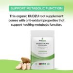 Kudzu Root 1000g Tablets - Anti Inflammatory Joints Alcohol Craving Support Liver Cleanse Detox Headache Relief Natural Supplement - 120 Tablets 4 Month Supply - Image 4