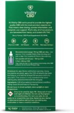 Vitality CBD Oral Drops in hempseed Oil, 1200 mg, Berry, 30ml, NO THC - Image 3