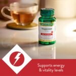 Nature's Bounty Magnesium 250 mg Tablets - Pack of 100 Coated Tablets, One-a-Day - Supports Energy and Vitality - Suitable for Vegans - Image 6