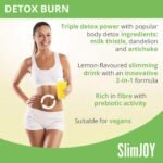 Detox Burn Drink – Lemon Flavored, Vegan, High-Fiber Supplement with Milk Thistle, Artichoke & Green Tea – 30 Sachets by Sensilab - Image 4