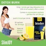 Detox Burn Drink – Lemon Flavored, Vegan, High-Fiber Supplement with Milk Thistle, Artichoke & Green Tea – 30 Sachets by Sensilab - Image 5