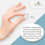 Electrolytes Complex | 240 Vegan Tablets | Electrolyte Pills with Potassium, Calcium, Magnesium & More | Keto Diet, Hydration Recovery & Salt Replacement | High Strength Electrolyte Supplement - Image 5