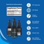 Ashwagandha Liquid 1000mg - 60 Vegan Servings Ashwagandha High Strength Supplement Root Powder Extract - 2 Months Supply - Nootropic - Made in The UK by BLACK HAWK - Image 5