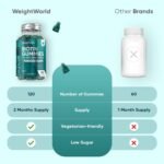 Biotin Gummies - 120 Chewable B7 Vitamin Gummies - with 9 Essential Vitamins & 4 Nutrients - Biotin 5000mcg Supplements - Natural Mixed Berry Flavour - Non-GMO, Gluten-Free & Vegetarian-Friendly - Image 4