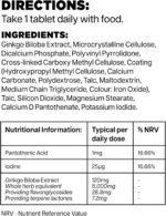 Ginkgo Biloba 6000mg (90 Tablets) from Woods Supplements | Suitable for Vegetarians & Vegans | 6000mg per Tablet | Used for Centuries in Chinese Herbal Medicine - Image 3