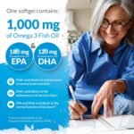 Omega 3 Fish Oil 1000mg - 365 Softgels - High Strength Triglyceride Form Omega3 with 540mg EPA & 360mg DHA per Serving - Wild Caught Fishoil - Not from Cod Liver Oil - Made in The UK - Nu U Nutrition - Image 5