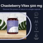 Vitaler's Chasteberry Vitex 500 mg - 60 Capsules, Vegan, 2 Months of Supplementation, No Preservatives, Pure Composition - Image 4