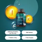 Iodine Tablets - 400mcg Potassium Iodide - 365 Vegan Tablets (1 Year Supply) - Non-GMO & Gluten-Free Iodine Supplement - Trace Mineral - Made in The UK - Image 3