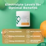 Ultimate Electrolytes Powder, 500mg Sodium, 500mg Potassium, 150mg Magnesium, 150g - 30 Servings, Pink Himalayan Salt For Hydration, Orange & Lime Flavour, Sweetened with Stevia- Love Life Supplements - Image 5