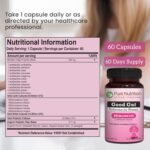 Pure Nutrition Good Gut Women's Probiotics 50 Billion CFU, 16 Strains | 60 Caps | Probiotics for Women with Organic Prebiotic Blend | Once Daily | Non GMO | Gluten Free - Image 3