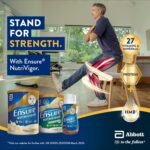 Ensure NutriVigor Nutritional Shake – Vanilla Flavour – 850g – Food Supplement with Protein, HMB & 27 Vitamins & Minerals – Supports Strength, Energy & Immunity – With Vitamin D, C & B - Image 4