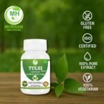 Tulsi (Ocimum Sanctum) Capsule | Pack of 60 x 500 MG. Vegetarian Capsules | Natural Herbal Supplement | GMP Certified | Gluten Free | Pack of 4| - Image 6