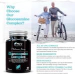 Glucosamine and Chondroitin High Strength Complex - 90 Glucosamine Sulphate Capsules - with Turmeric, MSM, Vitamin C, Zinc & Ginger - Joint Care Supplements for Men & Women - Nu U Nutrition - Image 4