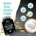 Glucosamine and Chondroitin High Strength Complex - 90 Glucosamine Sulphate Capsules - with Turmeric, MSM, Vitamin C, Zinc & Ginger - Joint Care Supplements for Men & Women - Nu U Nutrition - Image 5