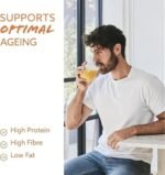 Edible Health Digestive Enzyme High Protein Powder - Infused with Collagen, Bromelain, Psyllium, Glutamine & Prebiotics for Balanced Digestive Wellness - 400g - Image 5