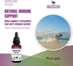 Phytopet Immune Plus, Immune Support for Dogs, Cats, Birds and Horses, Easy to Use Herbal Supplements for Pets, 100ml - 100% Herbal Phytopet Pet Supplies - Image 3