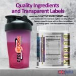 Cosmos Pre-Workout 450g Sports Energy Booster Supplement Powder 300mg Caffeine + Vitamins + Amino Acids for Focus & Endurance 30 Servings (Apple Gummi) - Image 5