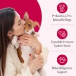 Probiotic Chews for Dogs – Supports Gut Health, Immune System, and Digestion, Healthy Dog Treats with Pumpkin, Vitamins, and Prebiotics - 120 Soft Chews - Image 3