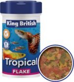 King British – Tropical Fish Flake 12g – Multi-Vitamin Complete Food – Clear Water Formula Natural Ingredients – For Tropical & Other Aquarium Fish - Image 3