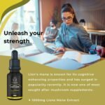 Lions Mane Supplement Liquid 60000mg - 60 Vegan Servings High Strength Lions Mane Mushroom Fruiting Body Extract - 2 Months Supply - Nootropic - Made in The UK by BLACK HAWK - Image 4
