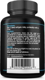 Omega 3 Fish Oil Capsules High Strength - 2,000mg Daily Serving - 33:22 EPA/DHA - 120 Softgel Capsules - SS Sport Supplies - Image 4