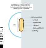 Omega 3 Fish Oil Capsules High Strength - 2,000mg Daily Serving - 33:22 EPA/DHA - 120 Softgel Capsules - SS Sport Supplies - Image 5