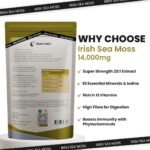 Irish Sea Moss, Bladderwrack & Burdock Root Complex 14,000mg | 120 High Strength Capsules Providing 120 Day Supply | North Atlantic Irish Sea Moss Supplement | No Fillers or Binders | Vegan & UK Made - Image 4