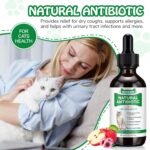 Natural Wellness Drops for Cats – Botanical Liquid Supplement with Prebiotics & Herbal Extracts | Supports Gut Flora, Skin & Coat Condition & Everyday Vitality | 60 ml - Image 3