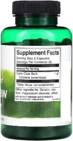 Swanson - Cat's Claw 500mg | Traditional Amazonian Bark for Immune & Joint Support | 100 Capsules - Image 3