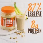PBfit Peanut Butter Powder - 87% Less Fat, High Protein, Gluten Free Natural Nut Butter Spread - Powdered Peanut Butter from Real Roasted Pressed Peanuts - 850g - Image 4