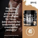 Warrior Rage Pre-Workout Powder, 300 mg Caffeine High Stim Energy Booster with Beta-Alanine, Creatine, BCAAs, Citrulline & AAKG for Focus, Strength & Muscle Pump - Krazy Cola - Image 3