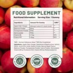 Apple Cider Vinegar Gummies - Appetite ACV Weight Gummies That Work Fast - Reinforced with Beetroot, Pomegranate, B6 & B12, Vegan Vitality 60 Gummies - Summer Keto - Image 6