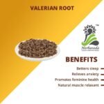Herbaveda- Valerian Root for Tea 500g | for Better Sleep | Eases PMS | Reduces Stress - Image 3