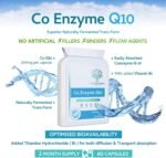Co Enzyme Q10 CoQ10 300mg 60 Capsules - Superior Naturally Fermented Trans Form - Image 4