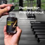 High Strength Mood & Energy Gummies – Extra Energy Boost with Vitamin B12, Maca Root, Ashwagandha & L-Arginine | Caffeine Free | Natural Mood Enhancer | 60 Gummies | Natural Berry Flavour - Image 5