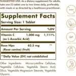 Solgar Vitamin C 1000 mg with Rose Hips Tablets - Pack of 250 - Supports Immunity - For Tiredness and Fatigue - Collagen Formation Support - Vegan - Image 3