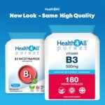 Health4All Vitamin B3 Niacin as Nicotinamide (Niacinamide) 500mg 180 Capsules, Purest, No Additives, Vegan, Gluten Free No-Flush Niacin Vitamin B3 Capsules | Made in UK - Image 3