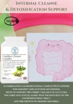 Canditox Cleanse Complex - Yeast Balance & Detox - Lactobacillus, Bifidobacterium, Oregano, Grapefruit Seed Extract, Caprylic Acid - 60 Capsules - Image 4