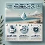 Epsom Magnesium Oil Body Spray – A Pure and Natural Source of Magnesium Chloride. Magnesium Spray Supplement Supports Muscle Recovery and is Vegan and Palm Oil-Free – 250ml. - Image 3