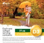 Vitamin D 1000IU - 365 Softgels Capsules - 1 a Day - 1 Year Supply - High Strength Vitamin D Supplement - Cholecalciferol VIT D3 - Made in The UK - Nu U Nutrition - Image 6