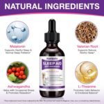 Melatonin for Dogs, Pet Melatonin 60ml, Dog Anxiety Relief, Liquid melatonin Supports Relaxation Dogs & Cat, Helps with Noise, Fireworks, Separation Anxiety & Travel - Image 3