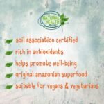 Pure Organic Acai Berry 500mg Capsules by The Natural Health Market • Certified Organic by The Soil Association • Vegan Capsules • Acai Berries Harvested in Brasil (120 Capsules) - Image 4