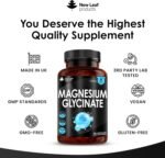 Magnesium Glycinate - 360 High Strength Capsules Pure Magnesium - 1040mg Providing 208mg Elemental Per Serving - Bones, Muscle Health, Vegan, UK Made - Image 5
