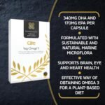 Healthspan Elite Veg-Omega 3 1,000mg (2 Months’ Supply) | Support Your Brain, Eye & Heart Health | Sustainably Sourced | All Blacks Official Partner | Informed Sport Accredited | Vegan - Image 3