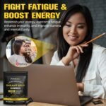 Shilajit Gummies for Men & Women, Supplment 3000mg, 60 Natural Himalayan Gold Gummies with Ashwagandha & Gokshura, Energy & Immune Support- Gluten Free, Leaf Liquid Extract - Image 6
