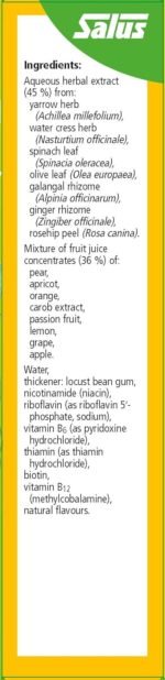 Floradix Vitamin B Complex Liquid Formula, 250 ml - Image 3