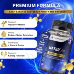 WaterLess 3200mg - Water Retention Tablets for Women & Men - Relieve Bloating and Digestion with Natural Detox - High Strength Dandelion Root - 120 Vegan Tablets by HealthEssent - Image 5
